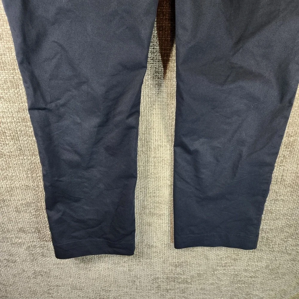 Polo Ralph Lauren Dress Pants Mens 40 Navy Stretch Straight Trouser (Fits 41x32)